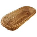 Oval Wicker Woven Basket Bread Basket Serving Basket, 14Inch Storage Basket R6P3