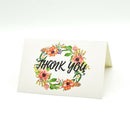 6 Sets Thank You Cards Floral Flower with Envelopes Invitation Card