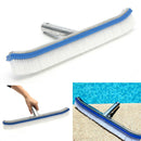 18" Swimming Pool Cleaning Brush Heavy Duty Pool Brush Head  Strong Aluminium