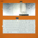 US English Layout Keyboard w/ White Frame for Toshiba Satellite C55-A Laptop