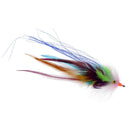 Trout Salmon Steelhead Fly Fishing Streamer Flies Saltwater Purple with Hook