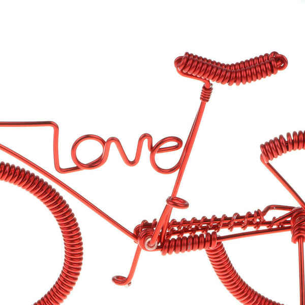 Handmade Bicycle Art Ornament Gifts for Cyclists Gift Home Office Decor Crafted