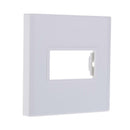 Screwless Wall Plate Outlet Cover 1 Gang Standard Size Compatible Switch etc