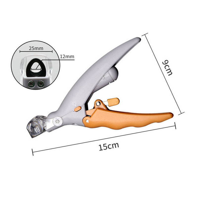 Nail Clippers with LED Light Safety Pet Nail Trimmer 5X Magnifier Nail Grinders
