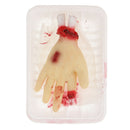 Severed Zombie Hand - Bloody Meal Box Haunted House Halloween Decorations