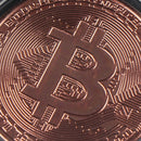 Copper Plated Physical Bitcoins Casascius Bit Coin BTC With Case Holiday G BX