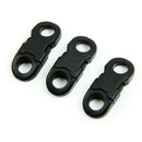 10Pcs Buckles Black For Para cord Bracelets Plastic Clasp Side Release New