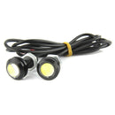 2Pcs White 12 LEDs 15W Eagle Eye LED Daytime Running DRL Backup Light Car Lamps