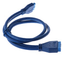 USB 3.0 Male Header 20 Pin To Female Extension Cable For