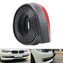 2.5M Car Front Bumper Spoiler Lip Splitter Valance Chin Protector Carbon Fiber