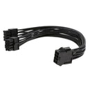 18AWG 20cm CPU Power Line CPU 8-Pin to Dual CPU 8P (4+4) Pin Y Splitter Cable