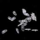 25 Pairs S01 Screw in Silicone Eyeglass Sunglass Nose Pads Clear