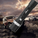 Outdoor Mini LED Flashlight Zoomable Modes Waterproof USB MICRO Torch B5O6