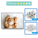 1000pcs DIY Lie Sleeping Cat Puzzle Assembling Jigsaw Toys for Living Room