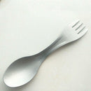 Outdoor Picinc Camping Spork Fork Spoon Backpacking 2 in1 Cookware Titanium Pro