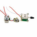 Guitar Pre-wired Harness, 3 Way Blade Toggle Switch 1V1T 500K for Electric