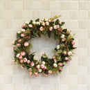 Christmas Flower Wreath Rose Garland With Elegant Best For Home Wall Door A S6K6