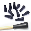 10x Arrow Head Rubber Target Point Arrowhead for 8mm Outer Diameter ArrowShaftlj