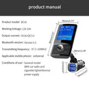 Car MP3 Wireless Bluetooth Handsfree Audio AUX with QC3.0 Dual USB Charge H