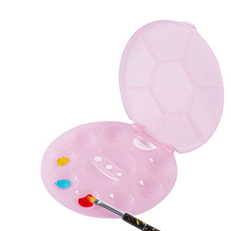 Color Mixing Makeup Palette Painting Tray Beauty Tool PP Nail Art Palette