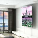 Full Round Drill Diamond Painting DIY Flowers Building Rhinestone Picture