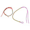 9pcs Bracelets Brazilian Wire Braid Handmade Ethnic Multicolored