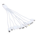 10 in 1 Multifunction Universal Cable Charger Adapter USB Data Cable Wire