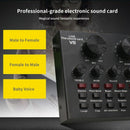 V8 Sound Card Audio Set Interface External Usb Live Microphone Sound Card B