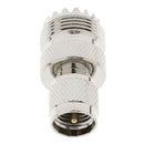 1Pc Mini UHF Male plug to UHF SO-239 Female straight RF Connector AdapterS Gw