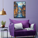 Street 5D DIY Diamond Painting Full Round Drill Cross Stitch Craft (L1035)