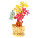 Feng Shui Crystal Yuan Bao Money Tree for Wealth Luck Office/Home Decor