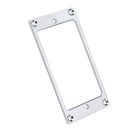 Flat Metal Chrome Humbucker Pickup Frame Mounting Ring For Electric Guitar Part
