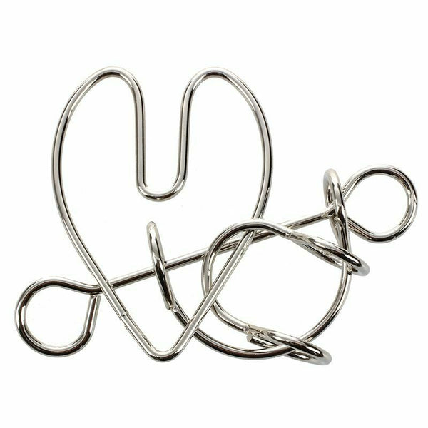 Heartbreak Wire Brain Teaser Metal Puzzle H4L7