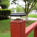 Solar 8LEDs Power Light Outdoor Garden Landscape Post Lighting Lamp Light X7D6