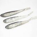 10PCs 7.5cm/2.4g Soft Fishing Lure Tiddler Swim Artificial Bait Tackle Minnow