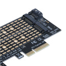 M-Key M.2 NVMe SSD To PCI-E 3.0 X4 PCI- Adapter Converter