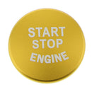 Auto Car Start Stop Engine Button Switch Cover Golden For BMW 1 2 3 4 Series