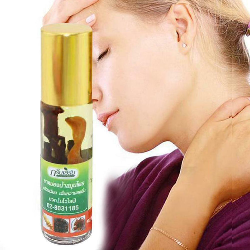 Thai green herb peppermint oil to wake up carsick refreshing oil beads 8ml