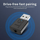 2-in-1 USB Bluetooth 5.0 Wireless Audio Adapter Transmitter And Receiver