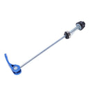 2x bicycle quick release axle clamping lever safety set axis Blue I2G1