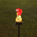 Solar Power LED Parrot Lawn Light Waterproof Garden Landscape Lamp (Red) A
