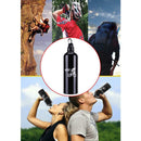 750ML Aluminium Alloy Bicycle Water Thermal Insulation Cycling Water Bottle A