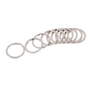 10x Metal Key Holder Split Rings Keyring Keychain Keyfob Accessories 1.5*25mm LJ