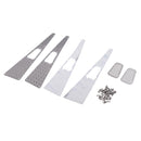 1/10 Metal Anti-skid Plate Intake Grille Front Hood Side Plate For RC -4