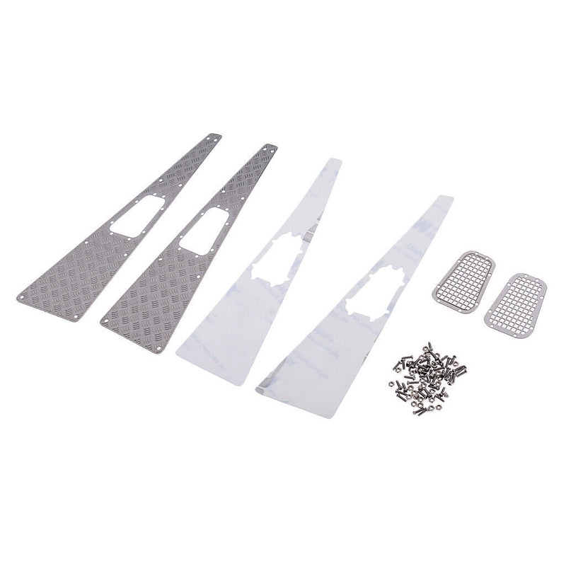 1/10 Metal Anti-skid Plate Intake Grille Front Hood Side Plate For RC -4