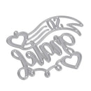 Art Word Metal Embossing Cutting Dies Stencils DIY Scrapbooking Craft Decor