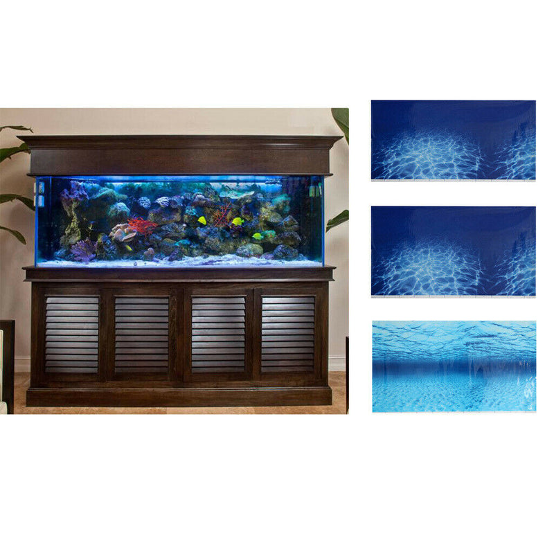 Self-adhesive Aquarium Background Backdrop Fish Tank Reptile Terrarium Vivarium