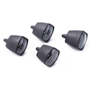 4pcs RC Car LED Light Cover Lampshade For 1:10 Tamiya HSP (Square Black)
