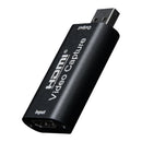 Mini USB 3.0 HDMI Capture Card Video Recorder Box for Camera Live Streaming
