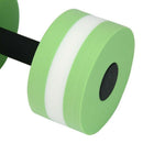 Foam Dumbbells Water Aerobic Exercise Hand Bars Pool Resistance Exercises E